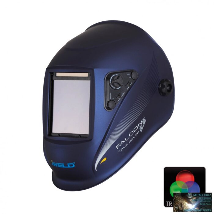 IWELD FALCON 5.5 Automata hegesztő fejpajzs (kék-metál) - Image 1