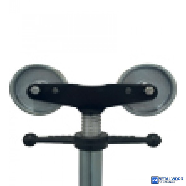 90002 TAG Görgőkerekes csőtartó fej, Ø 1–24", teherbírás: 1000kg - Image 1