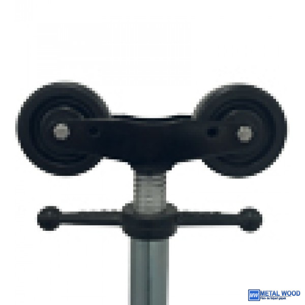 90003 TAG Görgőkerekes csőtartó fej, Ø 1–24", teherbírás: 450kg - Image 1