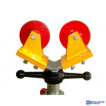 TAG Görgőkerekes csőtartó fej, Ø 1–12", teherbírás: 450kg, - Image 4