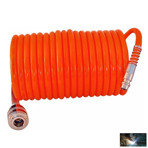 A533090 Spirálos tömlő, sűrített levegőre, standard, választható 5m-10m, vagy 15m - Image 1