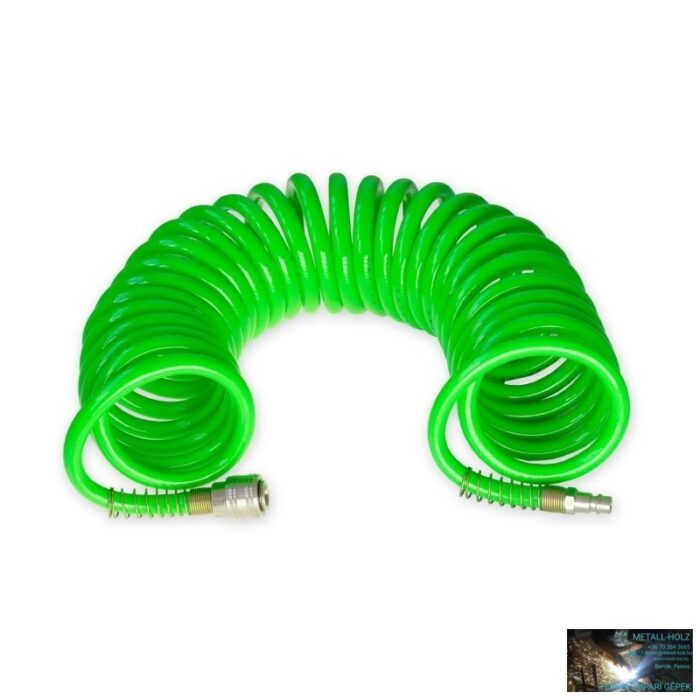 Törésálló spirálos PU tömlő, 12mm, választható 5m, 7,5m vagy 15m - Image 1