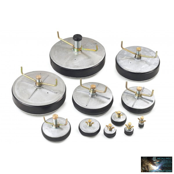 AES2 TAG táguló csődugó vizsgálati alkalmazáshoz - Alumínium 2" - Image 1