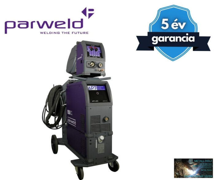 APTM403SW Parweld 400A-os impulzus / duplaimpulzusos különtolós MIG/MAG vízhűtéses hegesztőgép - Image 1