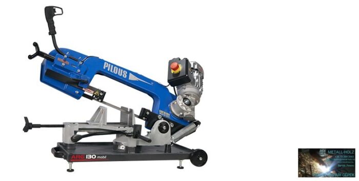 PILOUS ARG130 mobil hordozható szalagfűrészgép - Image 2