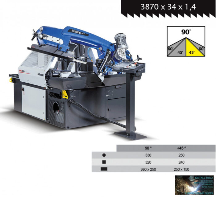 ARG330CF-NC PILOUS ARG330 CF-NC automata szalagfűrészgép - Image 1