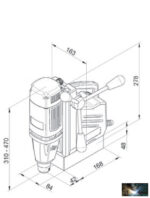 BDS MABasic-200 mágnastalpas fúrógép - Image 3