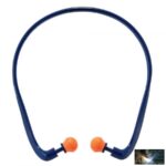 Nyakba akasztható poliuretán zajvédő füldugó, SNR 21dB, 1pár