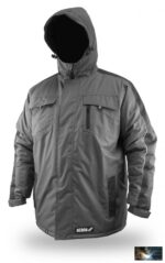 Téli bélelt dzseki kapucnival