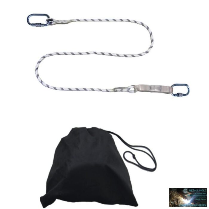 Biztonsági testhevederzet két felfüggesztési ponttal + biztonsági kötél - Image 2