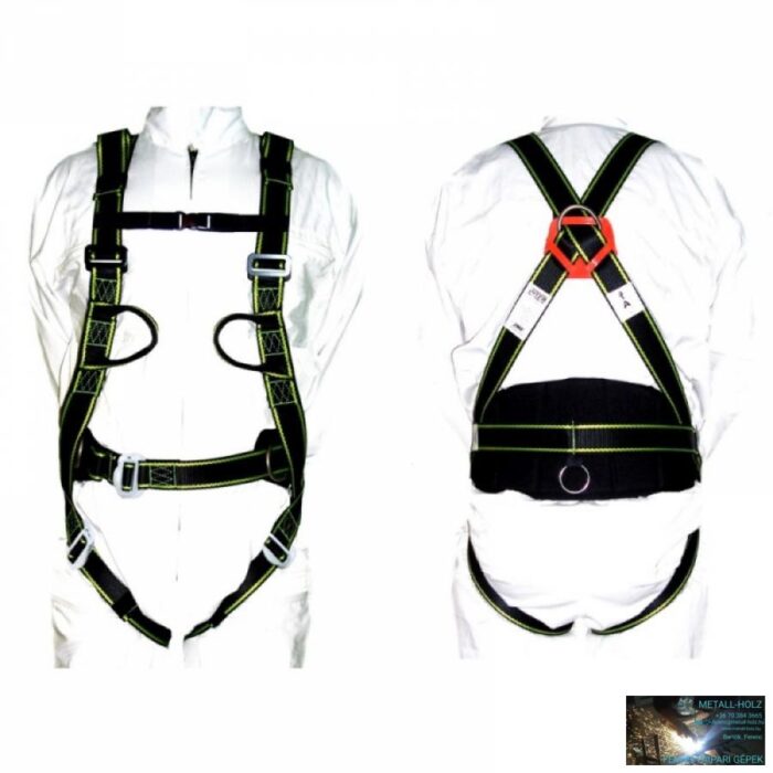 Biztonsági testhevederzet két felfüggesztési ponttal, övvel + 2 kötél - Image 1