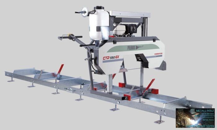 PILOUS CTR550 FORESTOR - vízszintes rönkhasító faipari szalagfűrészgép. - Image 1