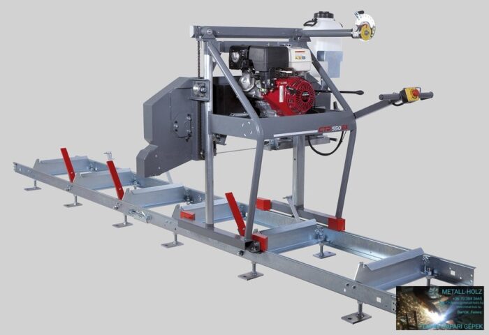 PILOUS CTR550 FORESTOR - vízszintes rönkhasító faipari szalagfűrészgép. - Image 2