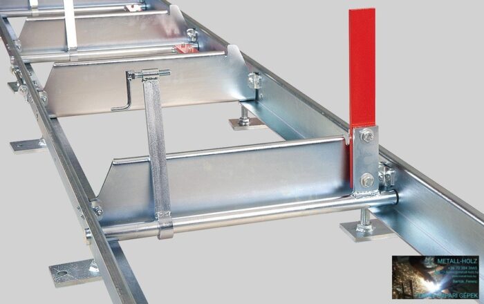 PILOUS CTR550 FORESTOR - vízszintes rönkhasító faipari szalagfűrészgép. - Image 8