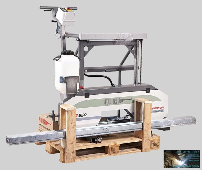PILOUS CTR550 FORESTOR - vízszintes rönkhasító faipari szalagfűrészgép - Image 8
