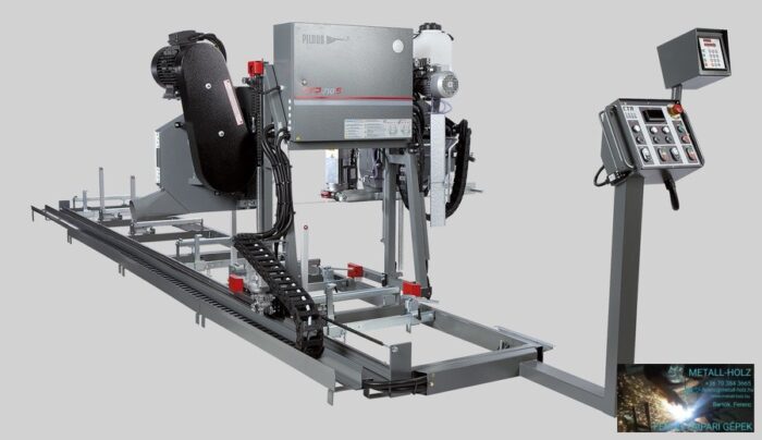 PILOUS CTR710 FORESTOR - PROFI - vízszintes rönkhasító faipari szalagfűrészgép. - Image 2