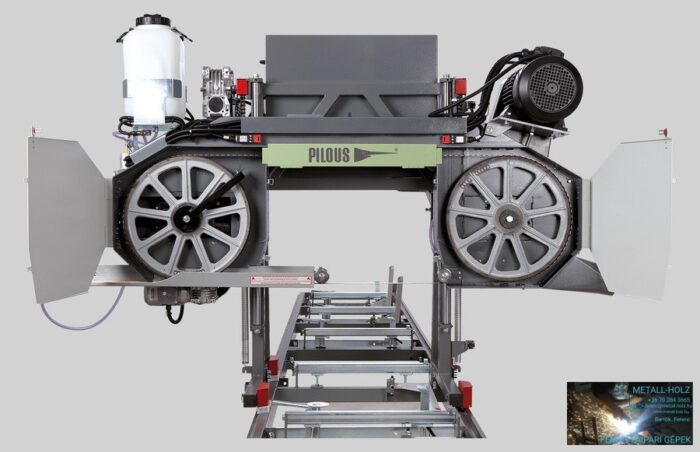 PILOUS CTR710 FORESTOR - PROFI - vízszintes rönkhasító faipari szalagfűrészgép. - Image 7