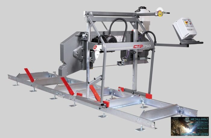 PILOUS CTR750 FORESTOR - vízszintes rönkhasító faipari szalagfűrészgép. - Image 2