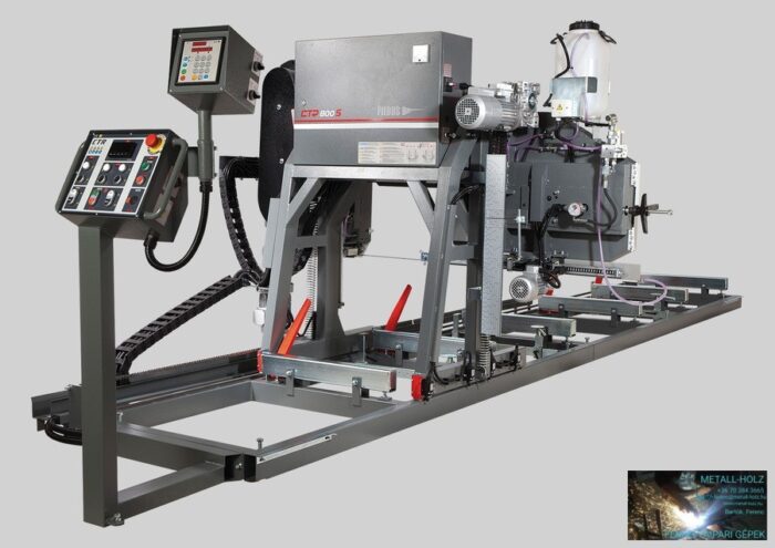 PILOUS CTR800 FORESTOR - vízszintes rönkhasító faipari szalagfűrészgép. - Image 3
