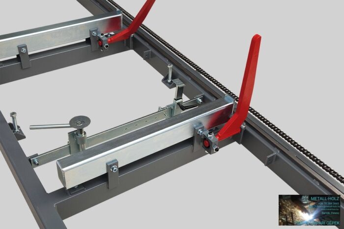 PILOUS CTR800 FORESTOR - vízszintes rönkhasító faipari szalagfűrészgép. - Image 10