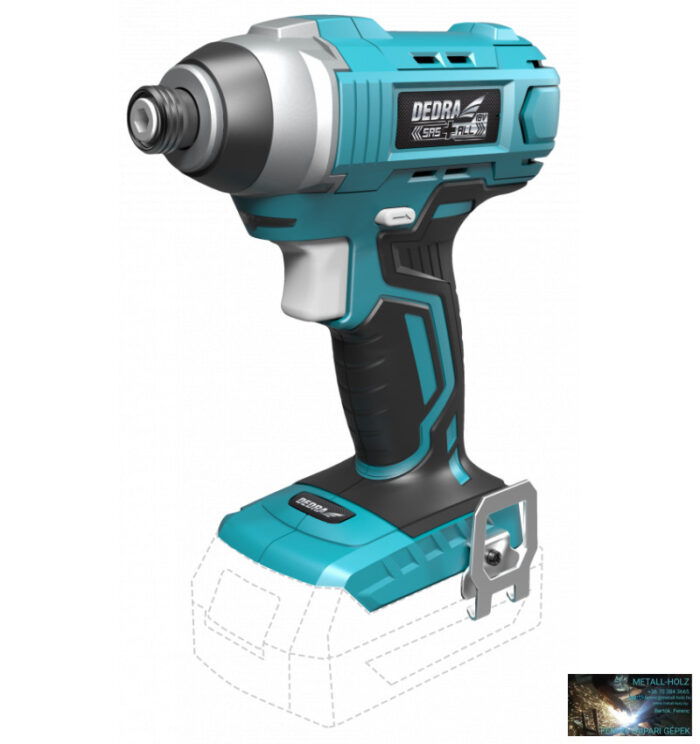 Dedra akkumulátoros fúrógép + csavarozó 18 V készlet (akku + töltő + táska) - Image 2