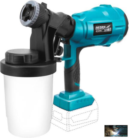 Akkumulátoros festékszóró pisztoly 18V