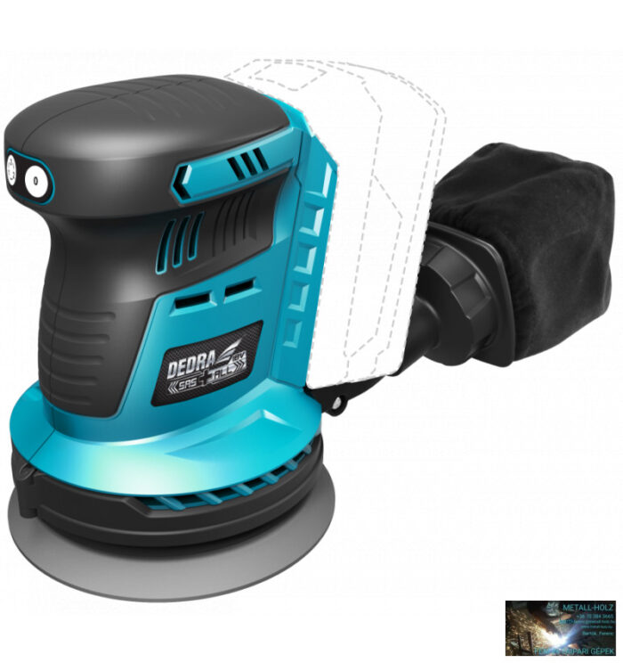 Akkumulátoros excentercsiszóló18 V 125mm, szénkefe nélküli - Image 1