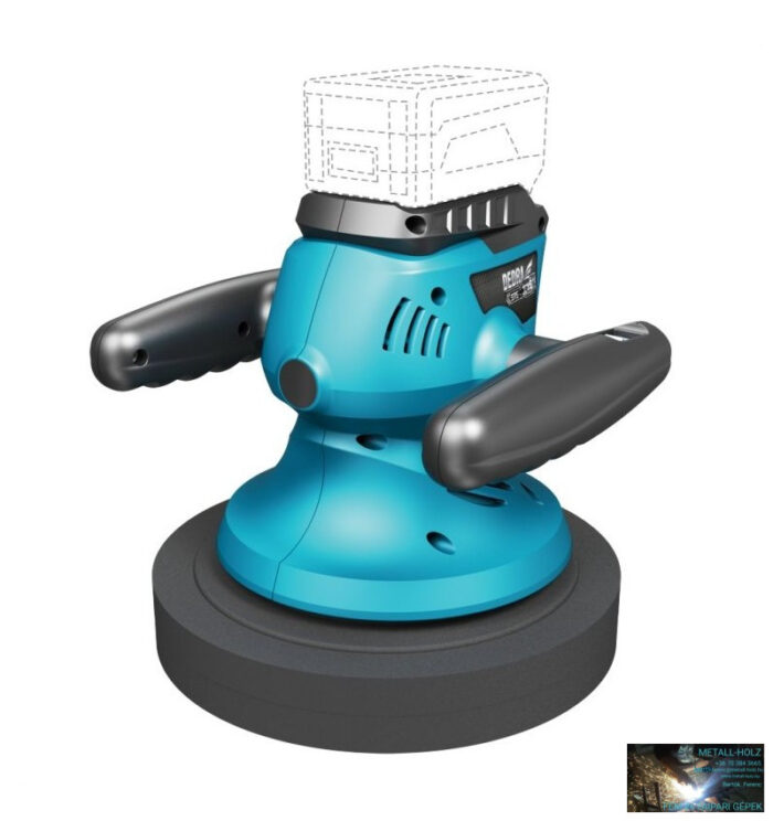 DED7084 Dedra akkumulátoros forgó-excenteres polírozó - Image 1