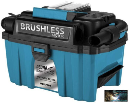 Dedra akkumulátoros műhely porszívó 10 l 18 V