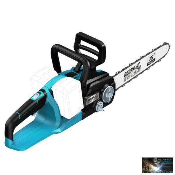 DED7195V Dedra Szénkefe nélküli akkumulátoros láncfűrész 40cm 2x18 V - Image 1