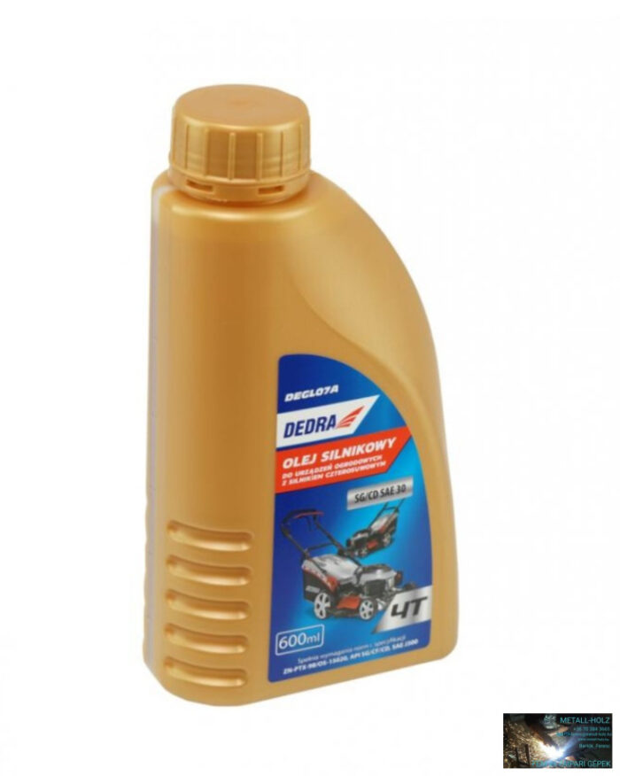 DEGL07A Motorolaj, négyütemű motoros fűnyíró gépekhez 0,6L SG/CD-30 - Image 1