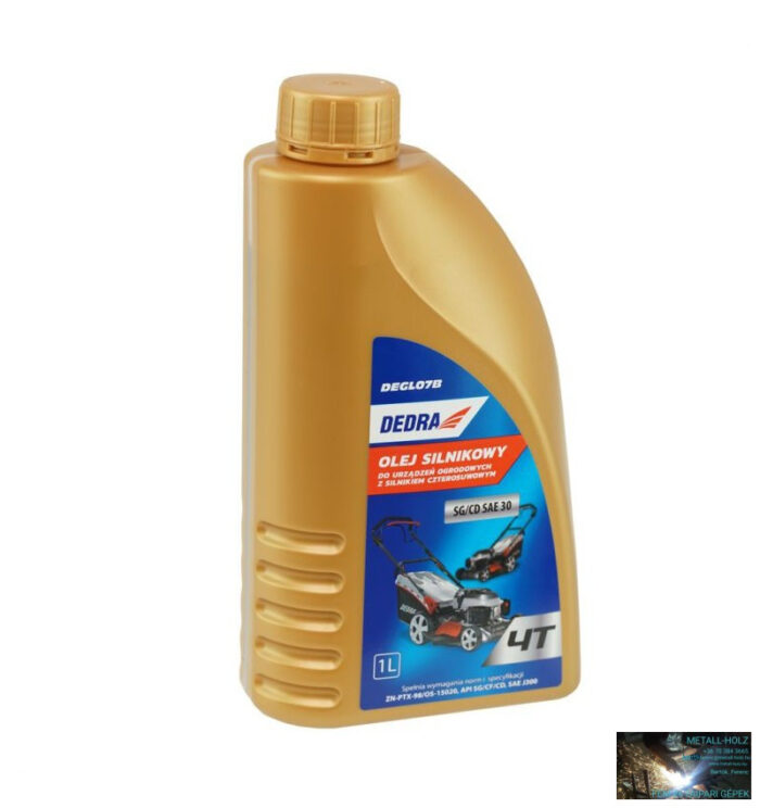 DEGL07B Motorolaj, négyütemű motoros fűnyíró gépekhez 1L SG/CD-30 - Image 1