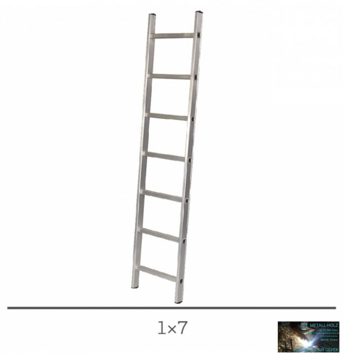 Létra 1 részes támasztó 1x7 alu. Basic EN131 - Image 1