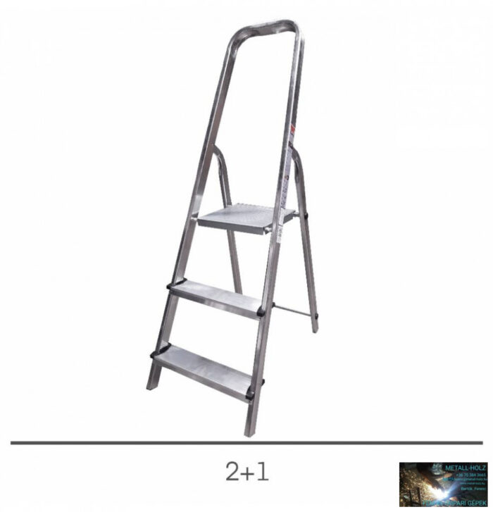 Létra háztartási 2+1 alu. ECO Basic - Image 1