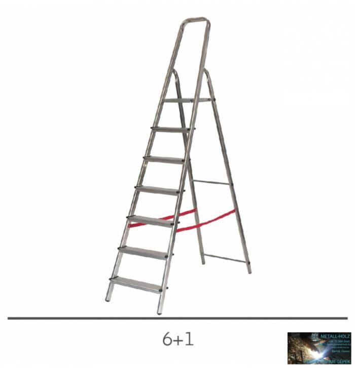 FX1858017 Létra háztartási 6+1 alu. ECO Basic - Image 1