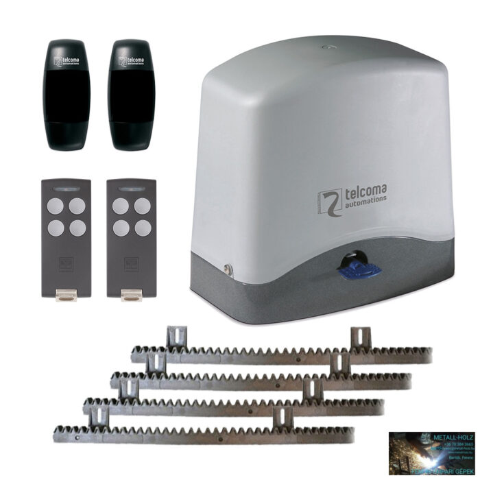 KITACEFAST504CRV CARDIN / TELCOMA tolómotor szett 300 kg-ig, 504-es távirányítóval, 4m fogasléc Kit Ace Fast/504/Crv - Image 1