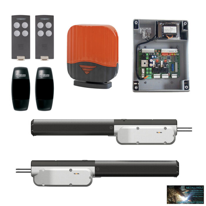 KITASY24504 CARDIN / TELCOMA alsó kihajtásos nyílókapu mozgató szett, 504-es adóval, 24V Kit Asy/24/504 - Image 1