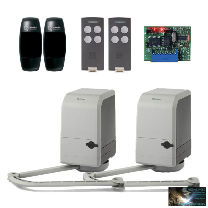 CARDIN / TELCOMA csuklókaros kapumozgató szett, 504-es adóval, 24V Kit Stealth/504 - Image 1