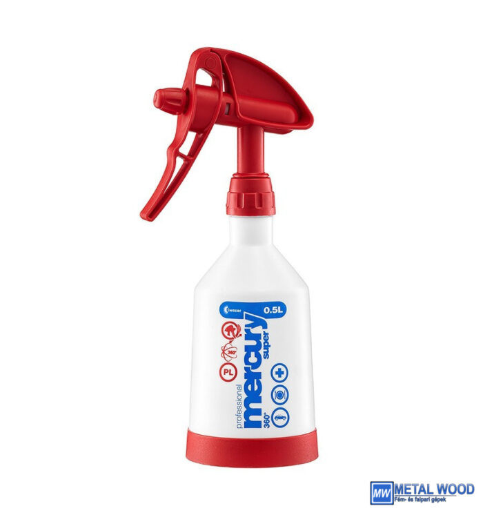 Mercury PRO+ Super 0,5  Liter 360 piros permetező - Image 1