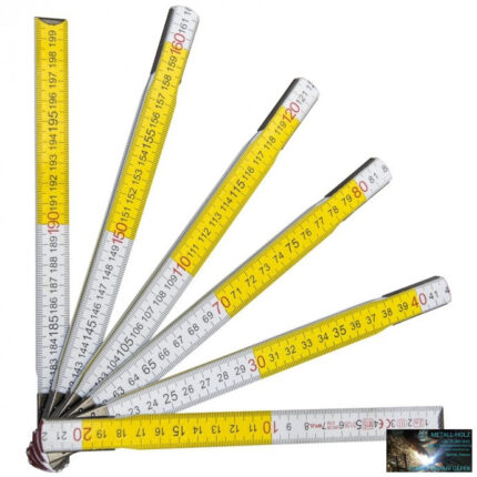 Összecsukható fa mérőléc 1m