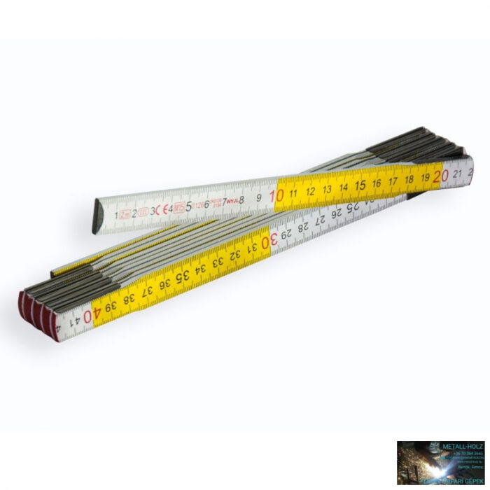 M6004 Összecsukható fa mérőléc 2m, juharfa - Image 1