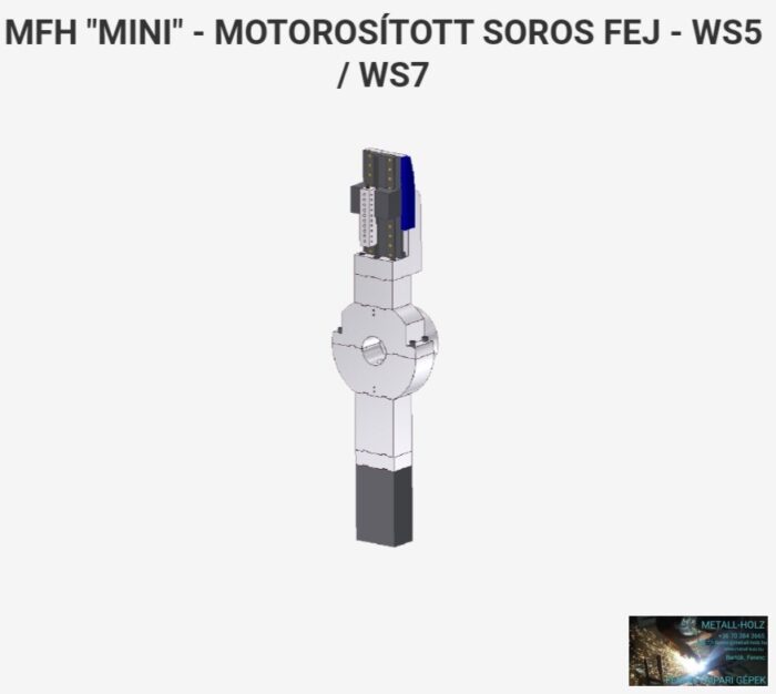 MFH_MMS MFH "MINI" - MOTOROSÍTOTT SOROS FEJ - WS5 / WS7 - Image 1