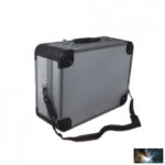 Alumínium bőrönd 455x330x170, ezüstszínű - Image 2