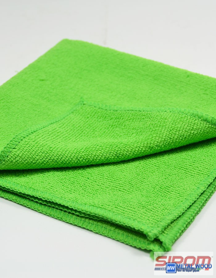 P02660002 Mikroszálas törlőkendő 50x70 cm – zöld - Image 1