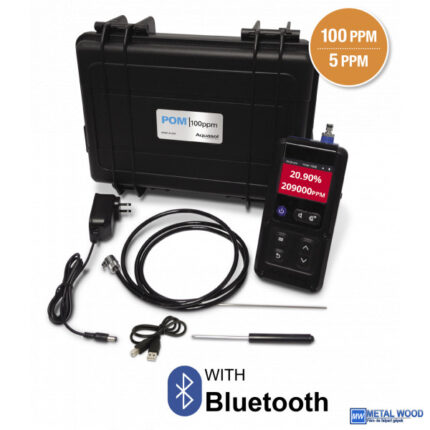 Aquasol POM-100B oximéter hegesztéshez 0,01 % (100 PPM), Bluetooth csatlakozással
