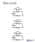 U-THIN UNI Finish 155/165mm ALACSONY PROFIL - NYITOTT CELLÁS DA gépekhez polírozó korong - Image 3