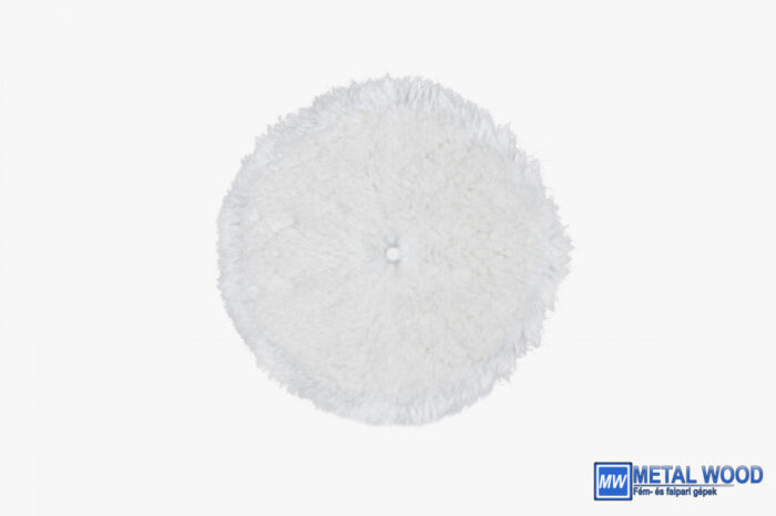 Tépőzáras gyapjúkorong (fehér) hagyományos polirgépekhez - Image 2