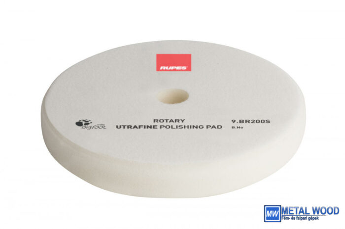 Puha polírszivacs (fehér) 175/180mm hagyományos polirgépekhez - Image 1