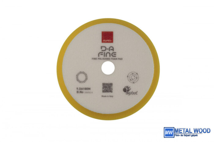 RUT_9_DA180M Rupes D-A Fine Médium 180mm Polírozó Korong - Image 1