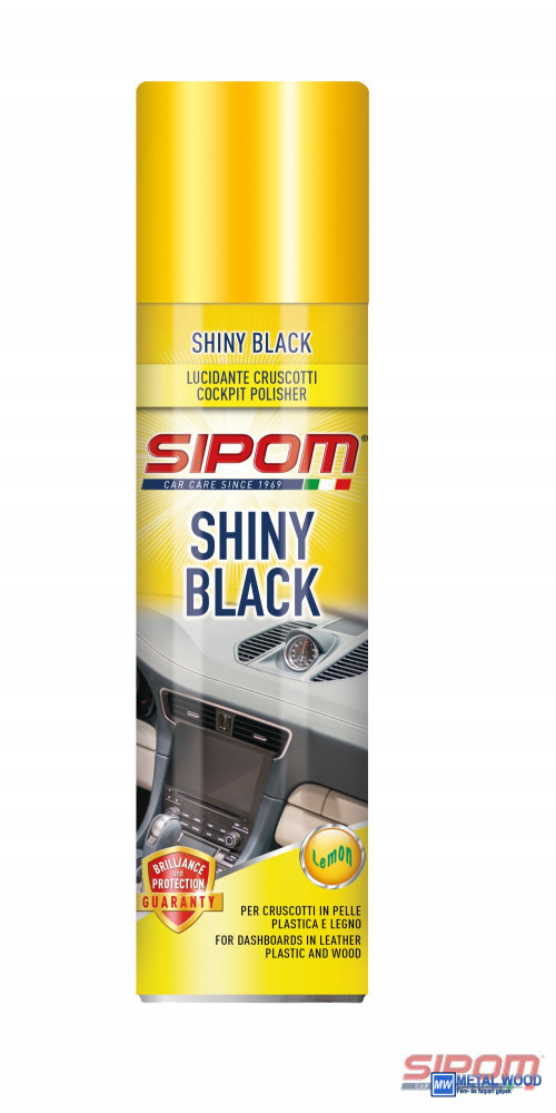 S00010600 Shinny Black Limone 600 ml - Műszerfal és műanyagápoló - Image 1